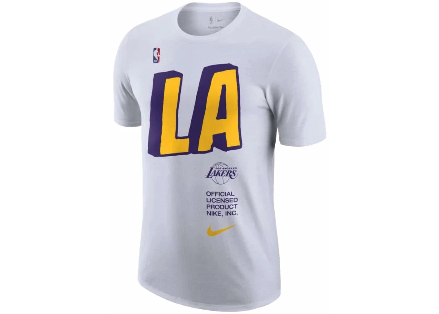 Nike NBA Los Angeles Lakers T-shirt White