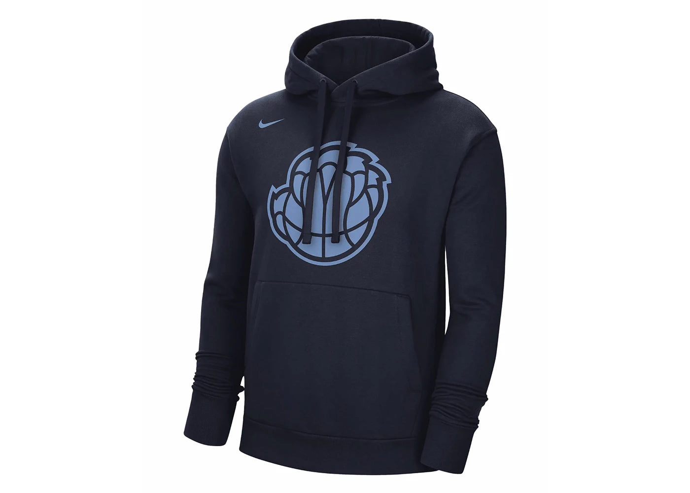 Nike NBA Memphis Grizzlies Essential Fleece Pullover Loose Fit Hoodie Navy