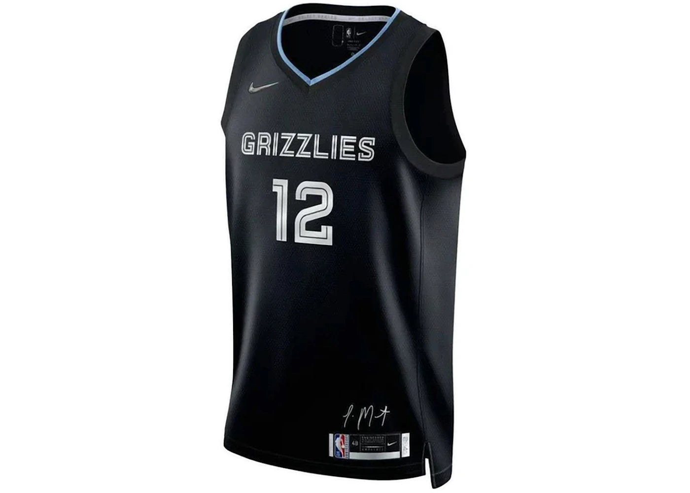 Nike NBA Memphis Grizzlies Ja Morant Select Edition Dri-Fit Jersey Black