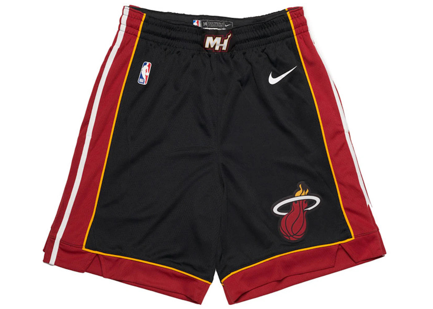 Nike NBA Miami Heat Icon Edition Shorts Black/Red/White