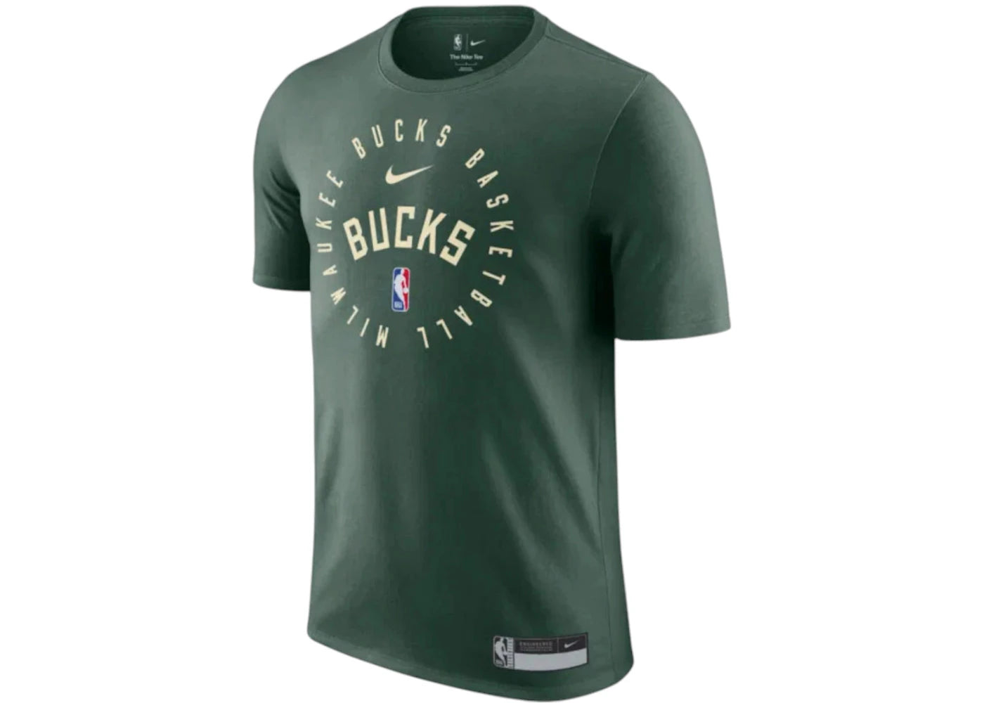 Nike NBA Milwaukee Bucks Legend Dri-Fit T-Shirts Green/Cream
