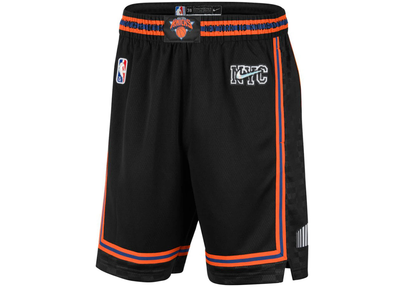 Nike NBA New York Knicks City Edition 2021-2022 Dri-FIT Swingman Shorts Black