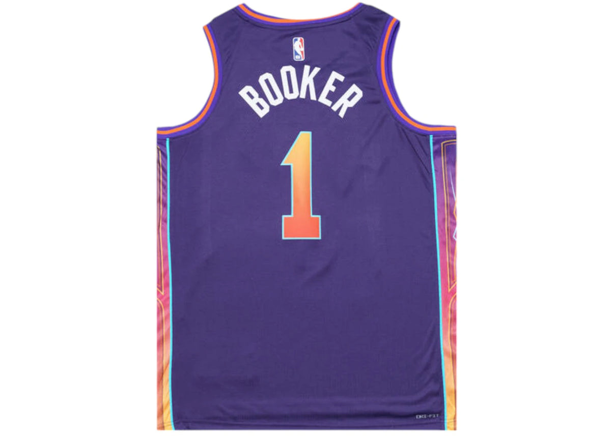 Nike NBA Phoenix Suns Devin Booker City Edition Jersey Purple