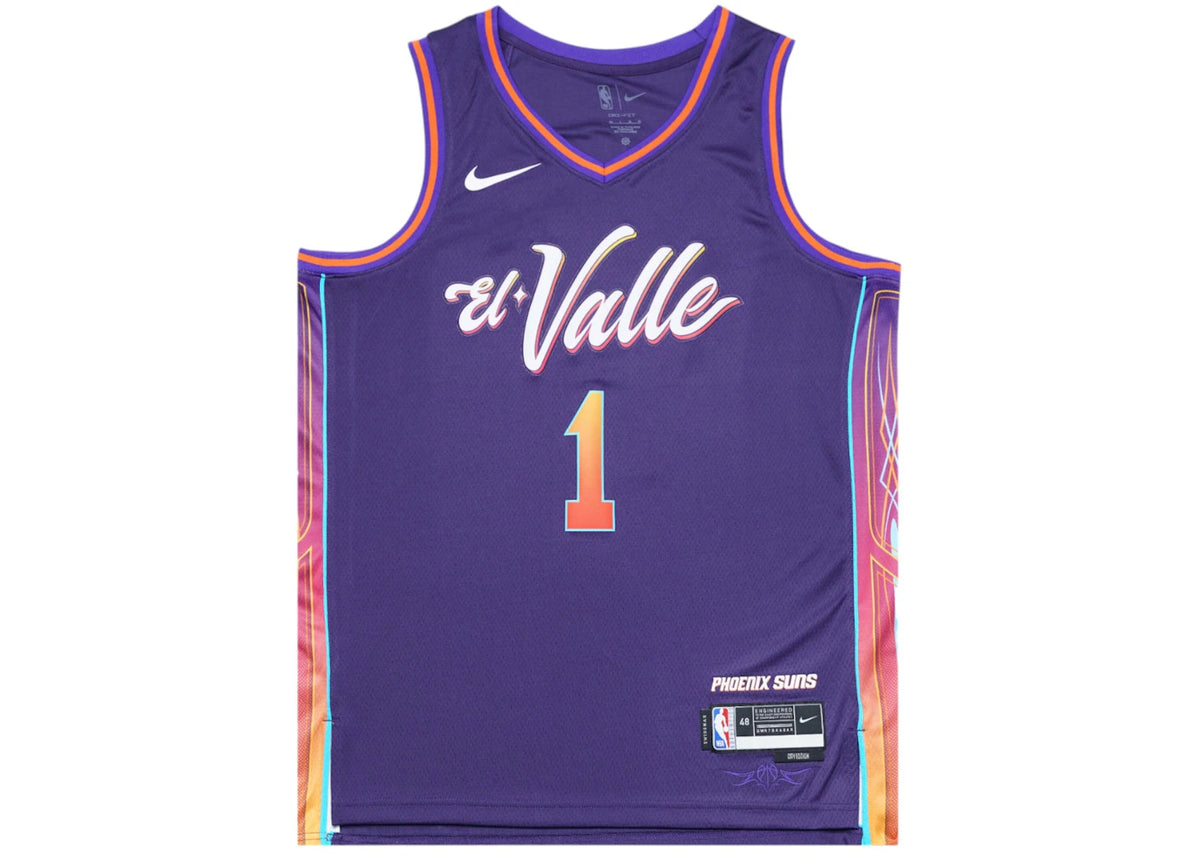 Nike NBA Phoenix Suns Devin Booker City Edition Jersey Purple