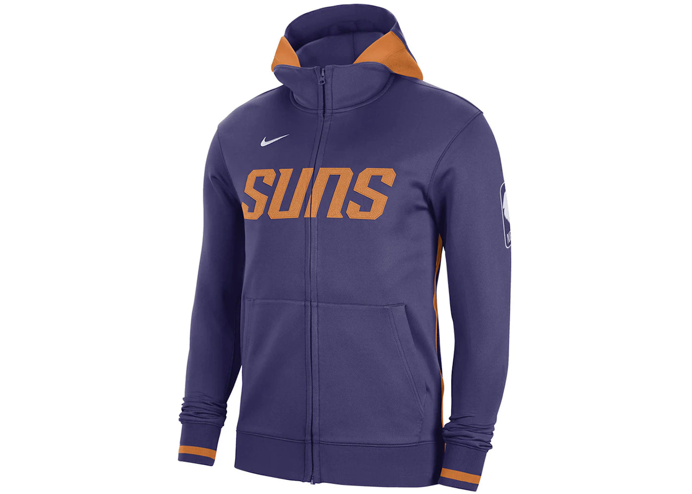 Nike NBA Phoenix Suns Showtime Dri-Fit Full-Zip Hoodie Purple