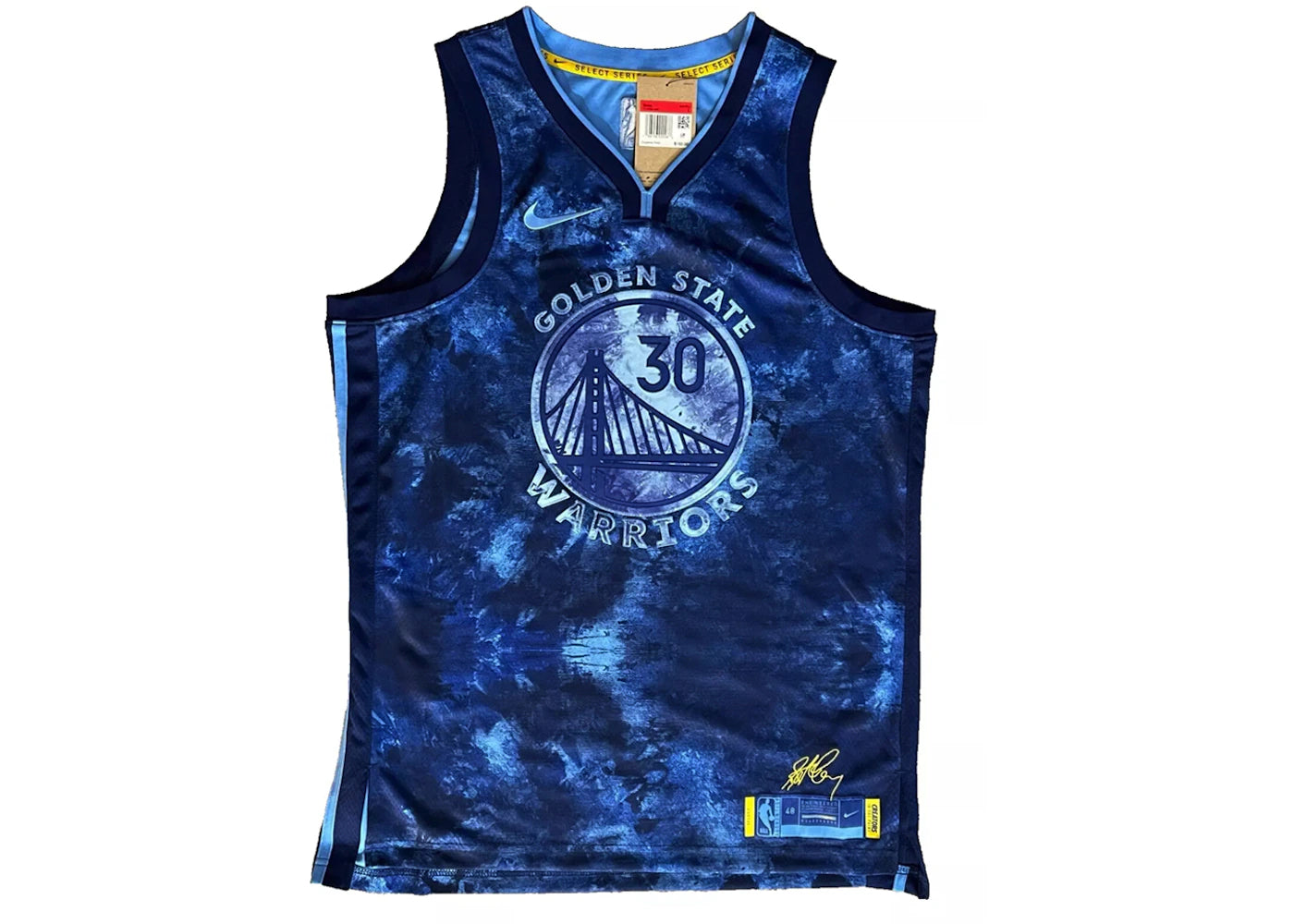 Nike NBA Stephen Curry Golden State Warriors 2022/23 Select Series Jersey Blue