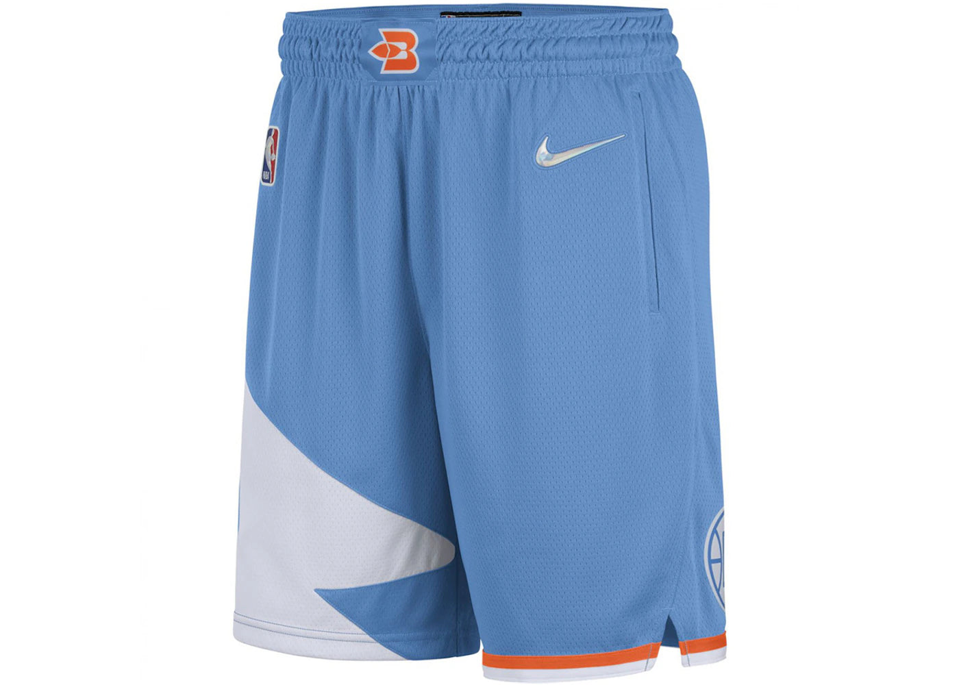 Nike NBA Swingman Los Angeles Clippers City Edition Shorts Light Blue
