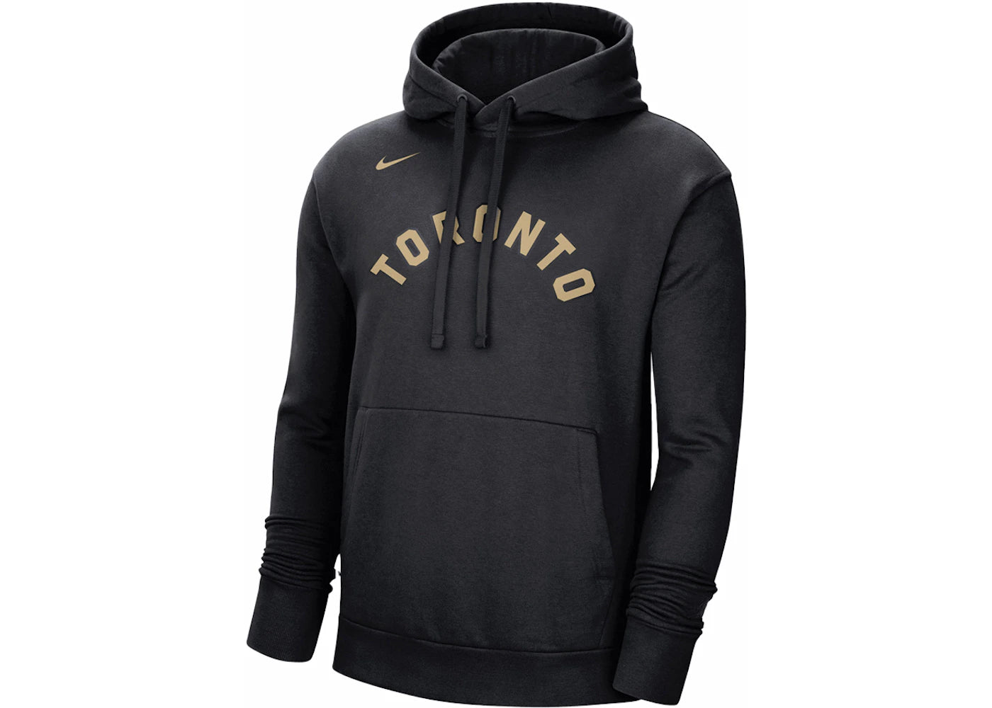 Nike NBA Toronto Raptors City Edition Fleece Loose Fit Hoodie Black