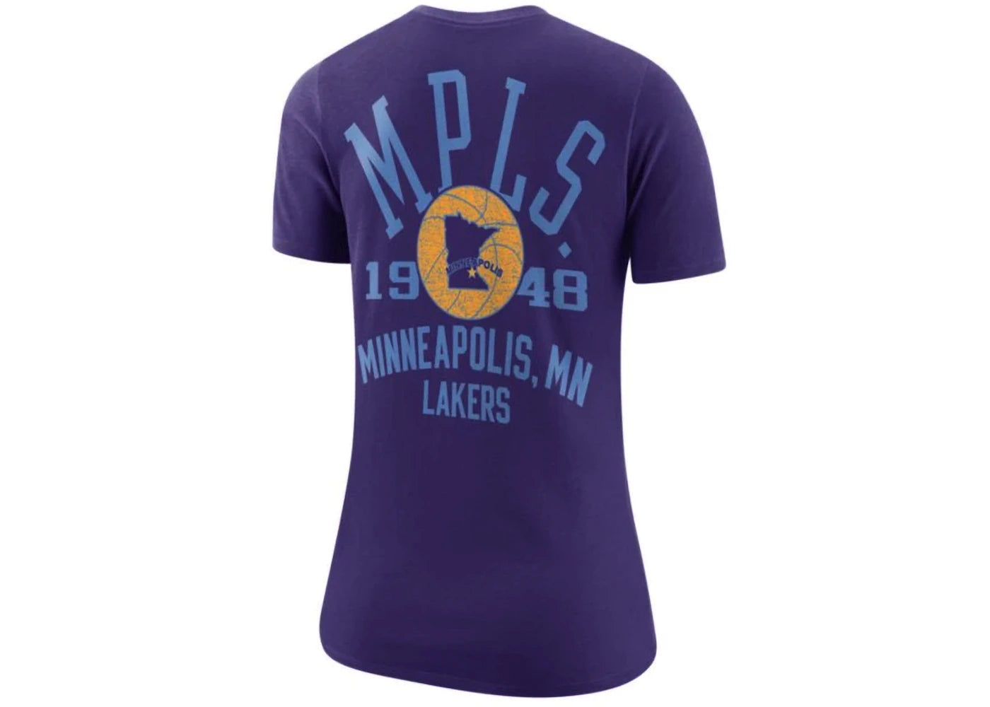 Nike NBA Women's Los Angeles Lakers Courtside City Edition T-Shirt Purple