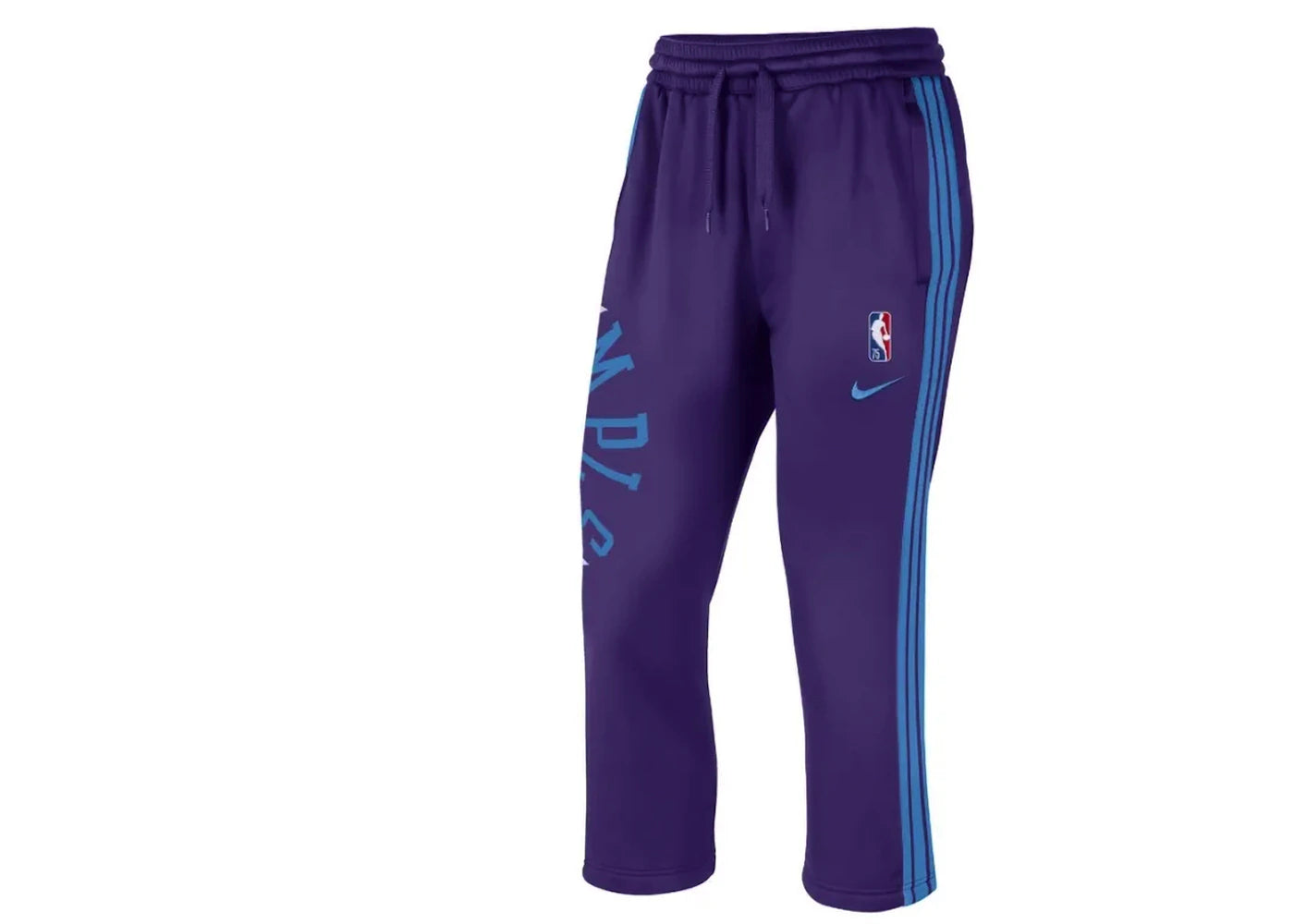 Nike NBA Women's Los Angeles Lakers Fleece Mid Calf Length Pants Purple