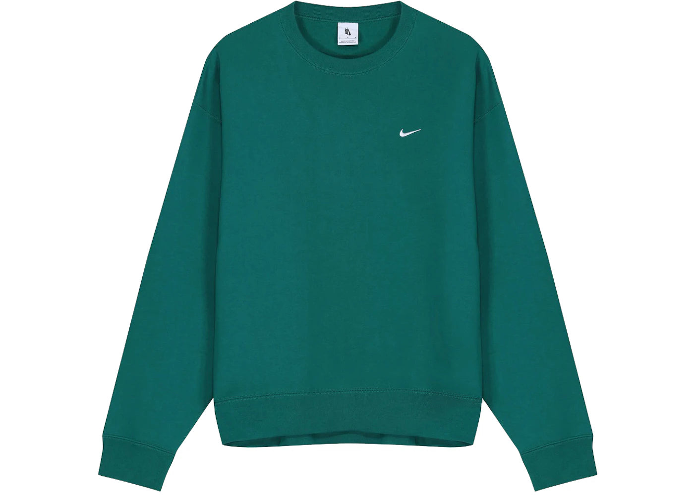 Nike NRG Solo Swoosh Fleece Crew Mystic Green/White