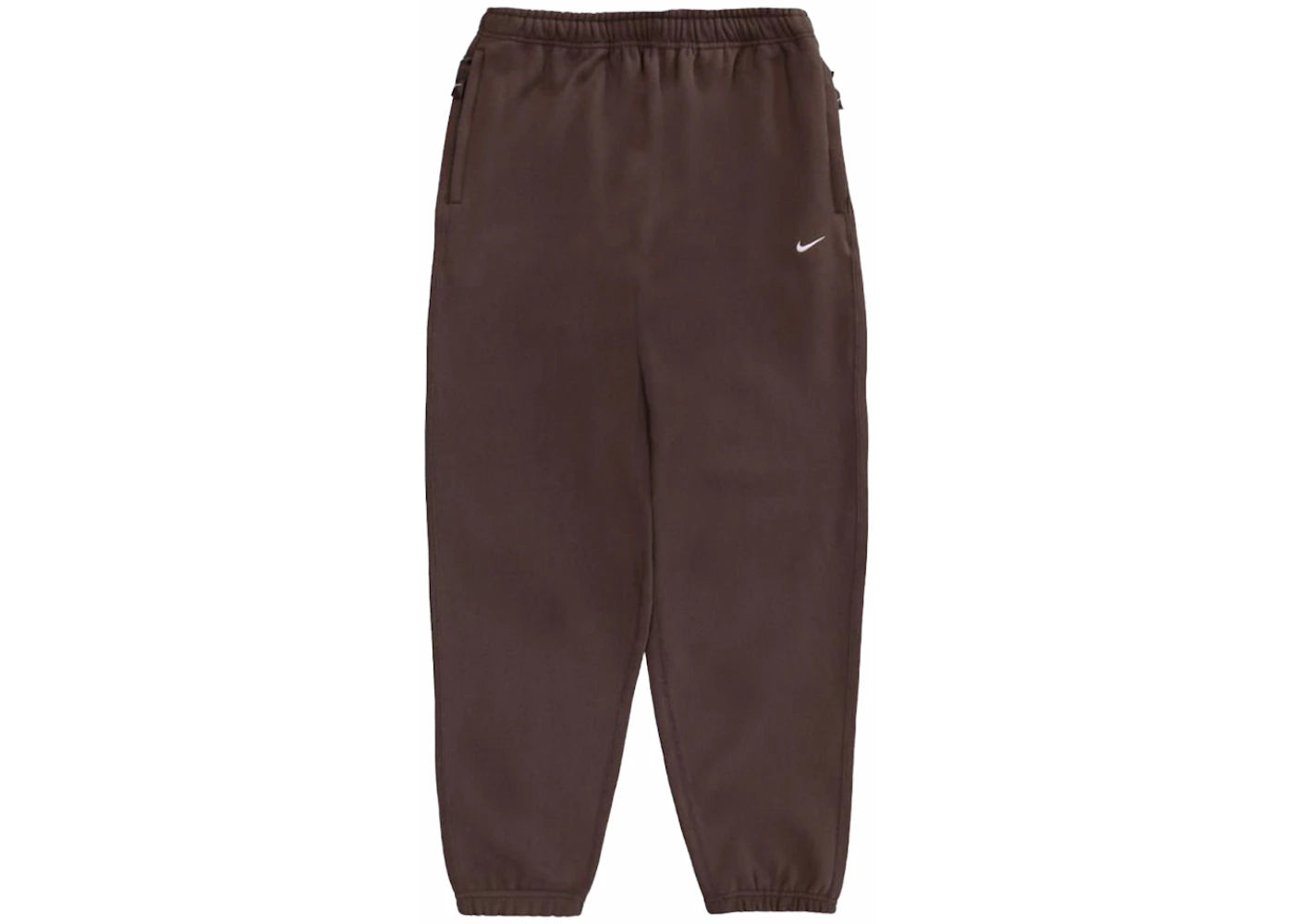 Nike NRG Solo Swoosh Fleece Pants Brown/White