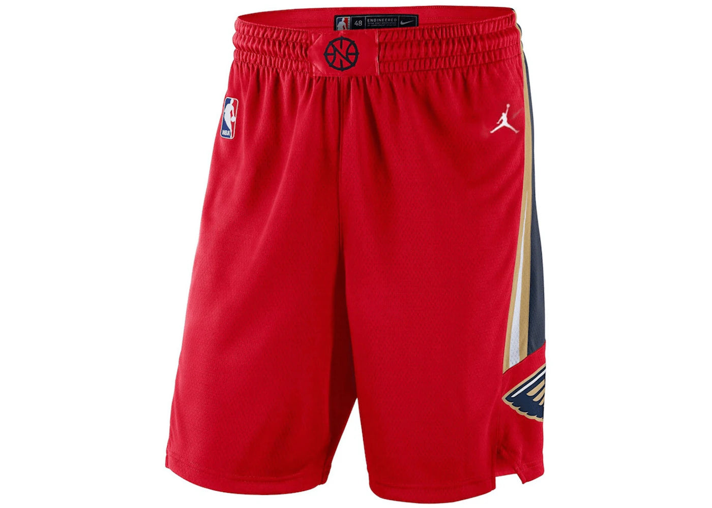 Nike New Orleans Pelicans Statement Edition Swingman Shorts Gym Red