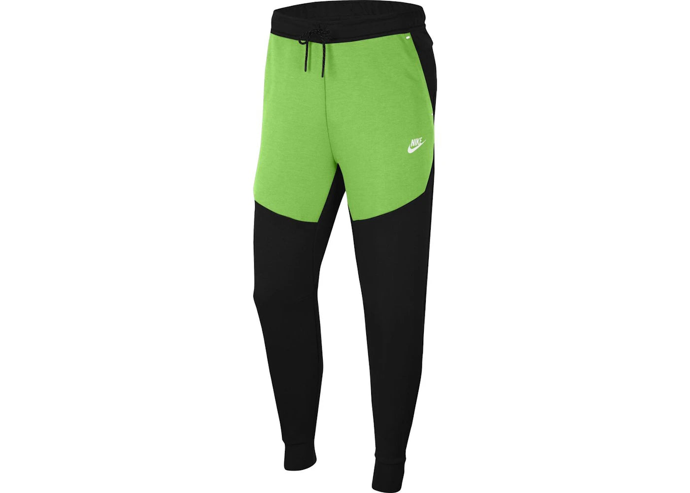 Nike Sportswear Tech Fleece Joggers Black/Mean Green/White