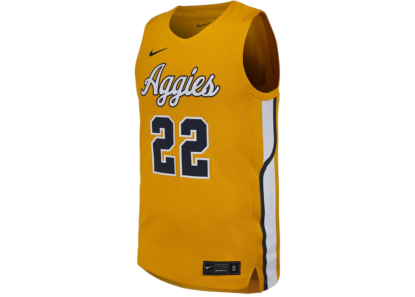 Nike North Carolina A&T College Basketball Replica Jersey University Gold