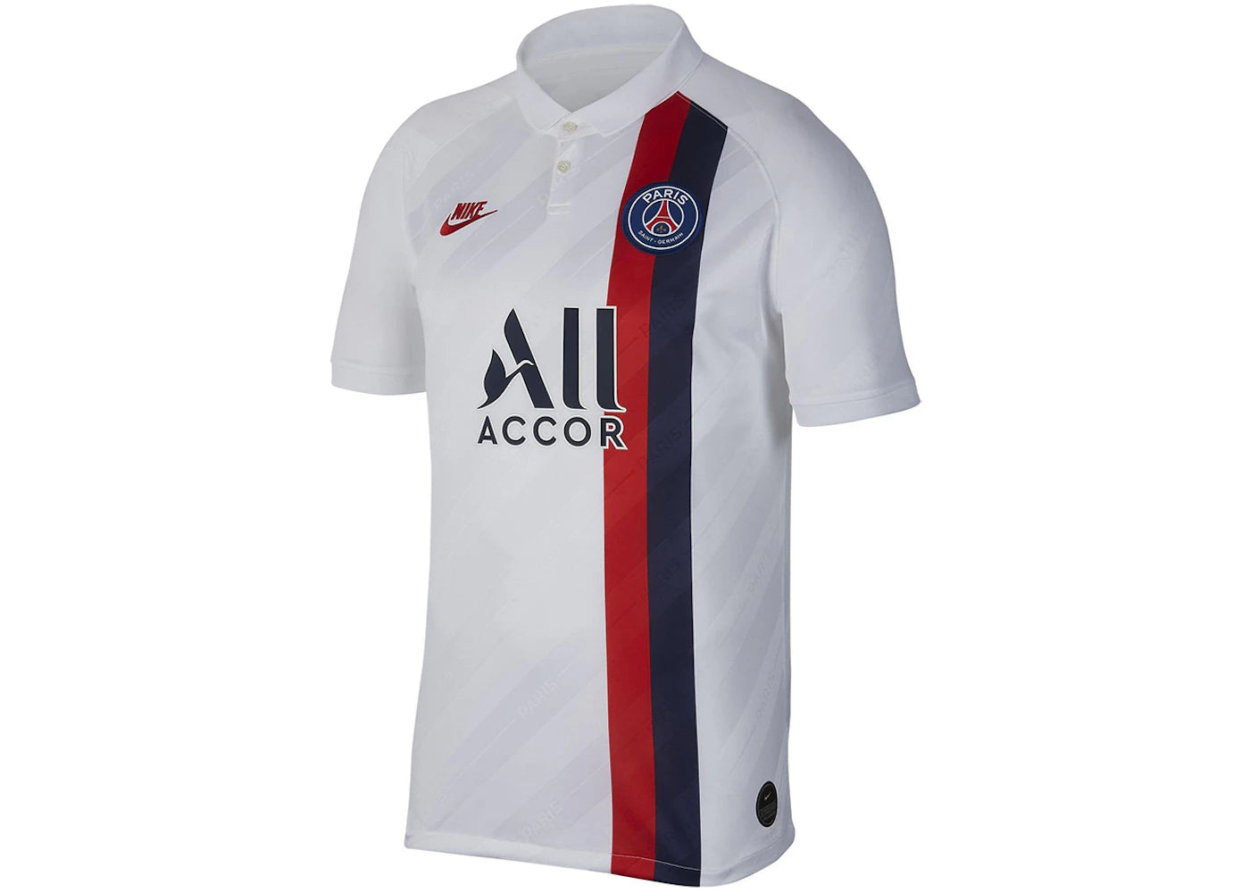 Nike Paris Saint-Germain 2019/20 Jersey Cloud White/Midnight Blue/University Red