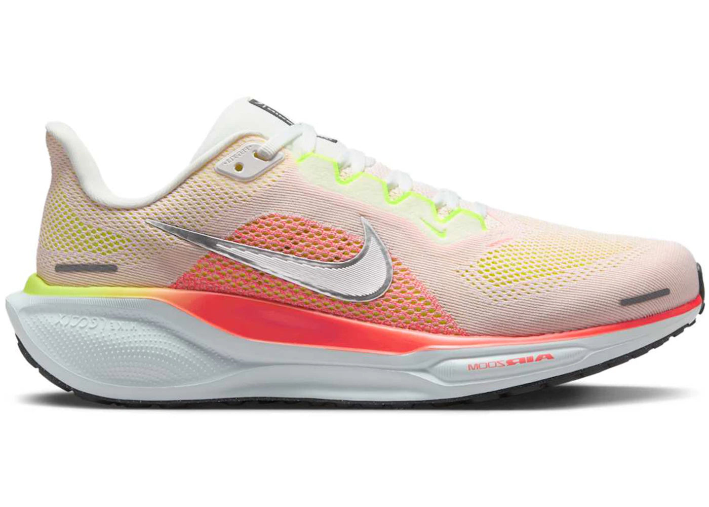Nike Pegasus 41 Summit White Bright Crimson Glacier Blue Chrome (Women's)