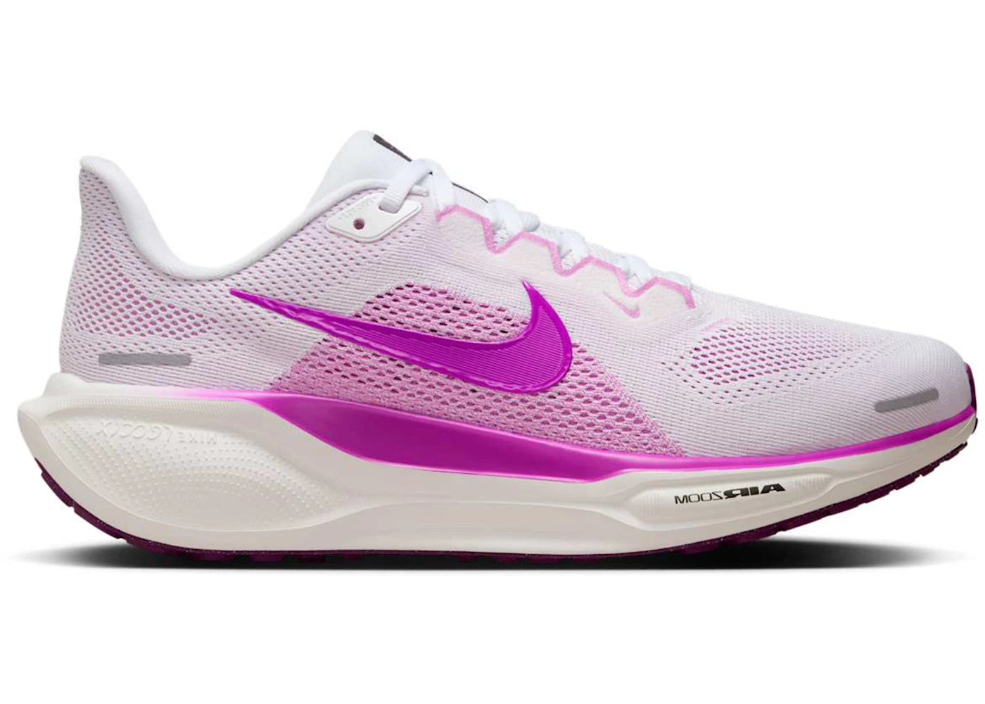 Nike Pegasus 41 White Black Beyond Pink Hyper Violet (Women's)