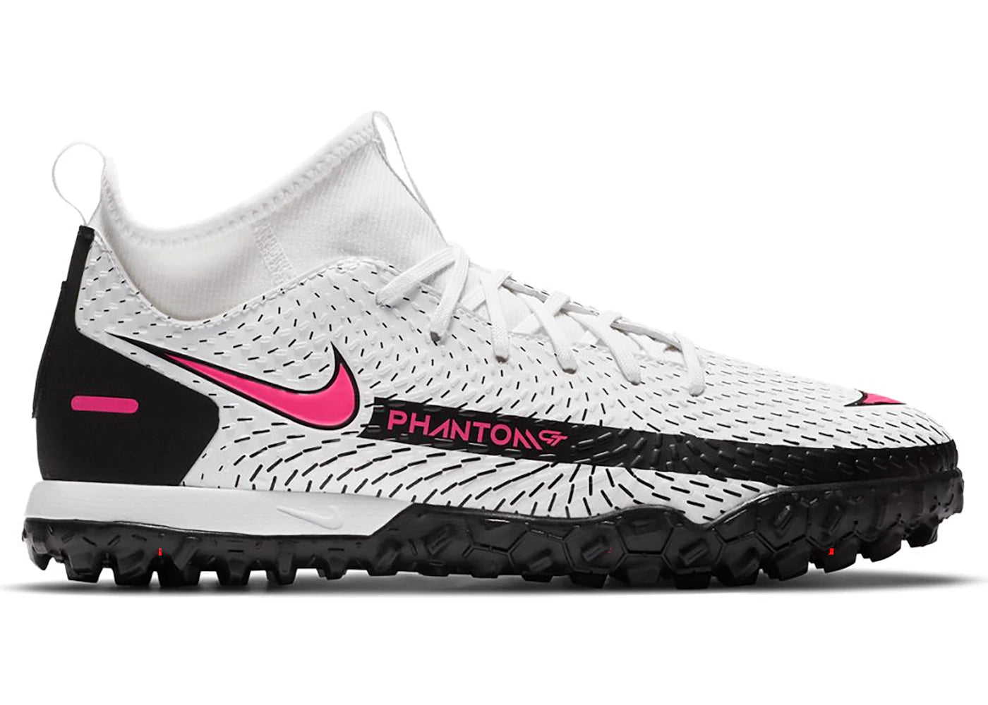 Nike Phantom GT Academy DF TF White Black Pink Blast (Kids)