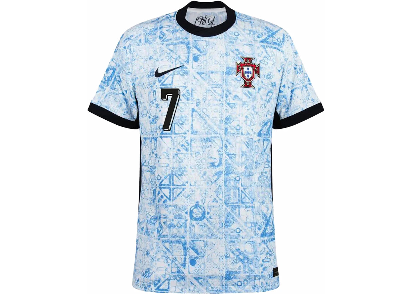 Nike Portugal 2024/25 Ronaldo Match Away ADV Authentic Jersey Sail/University Blue/Pitch Blue/Pitch Blue