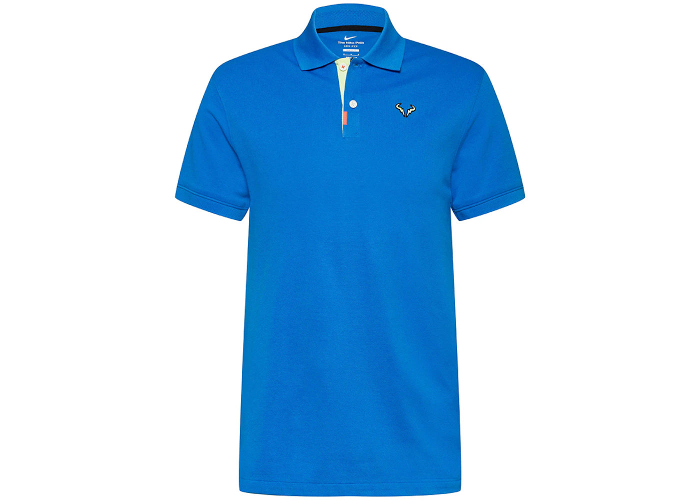 Nike Rafa Nadal Tennis Slim Fit Polo Light Blue/Lemon Twist