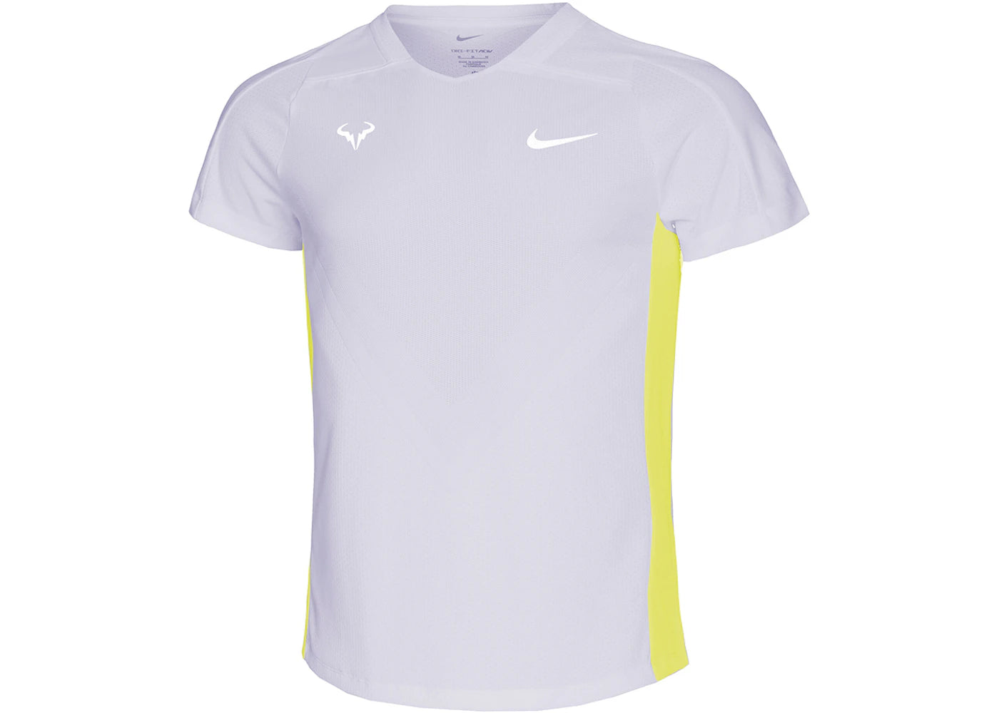 Nike Rafael Nadal Court Dri-FIT ADV T-shirt Violet Frost/Yellow Strike/White