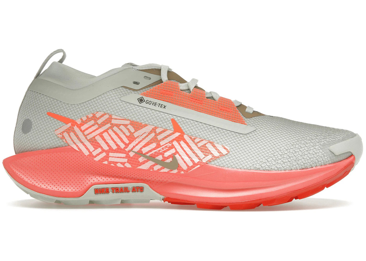 Nike React Pegasus Trail 5 Gore-Tex Light Silver Light Wild Mango Vintage Coral Hyper Crimson (Women's)