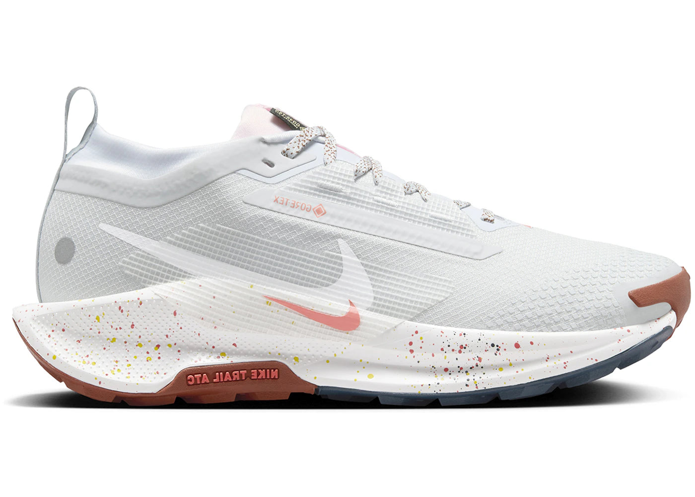 Nike React Pegasus Trail 5 Gore-Tex Pure Platinum Football Grey Pink Foam White (Women's)