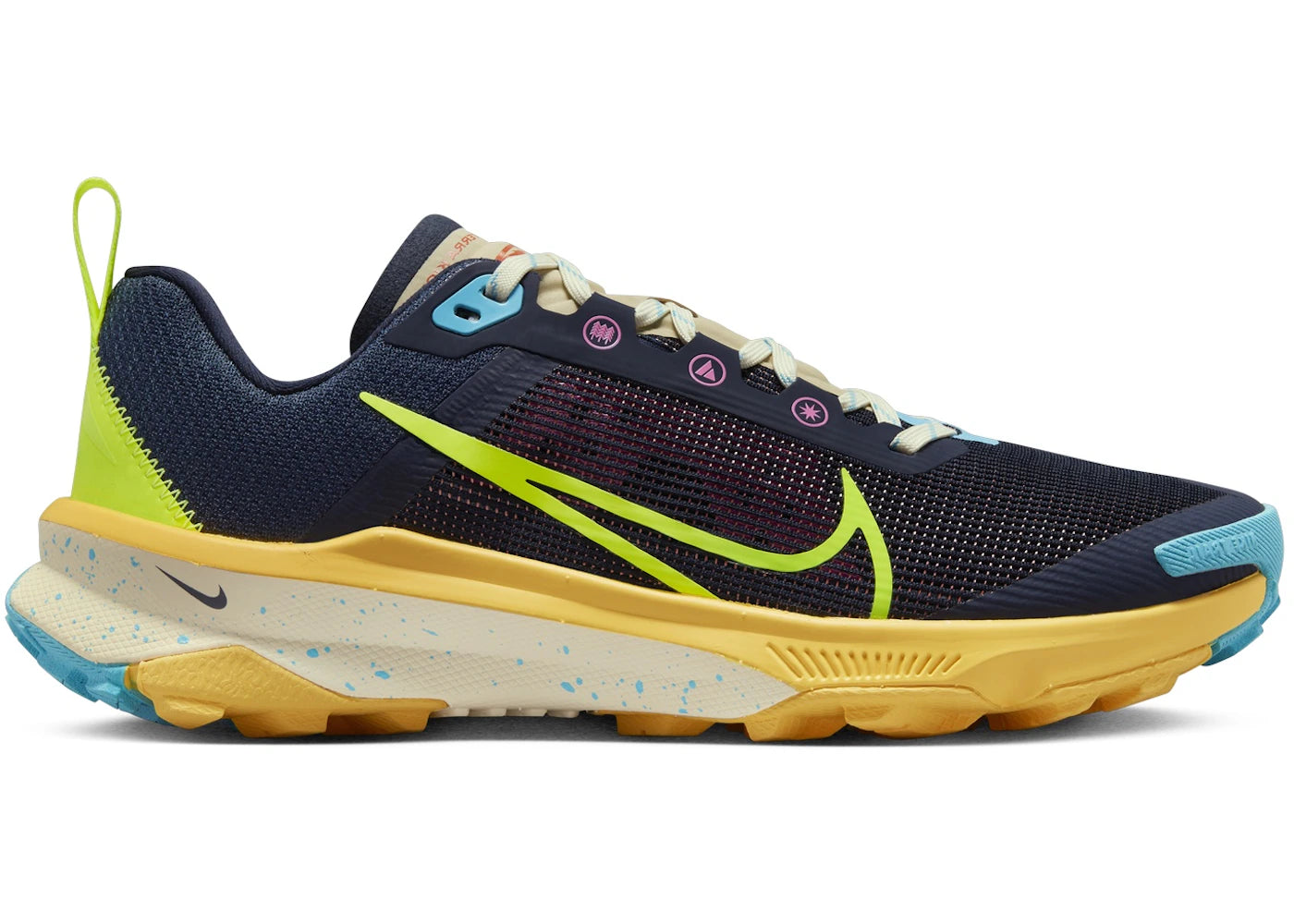 Nike React Terra Kiger 9 Obsidian Citron Pulse Baltic Blue Volt (Women's)