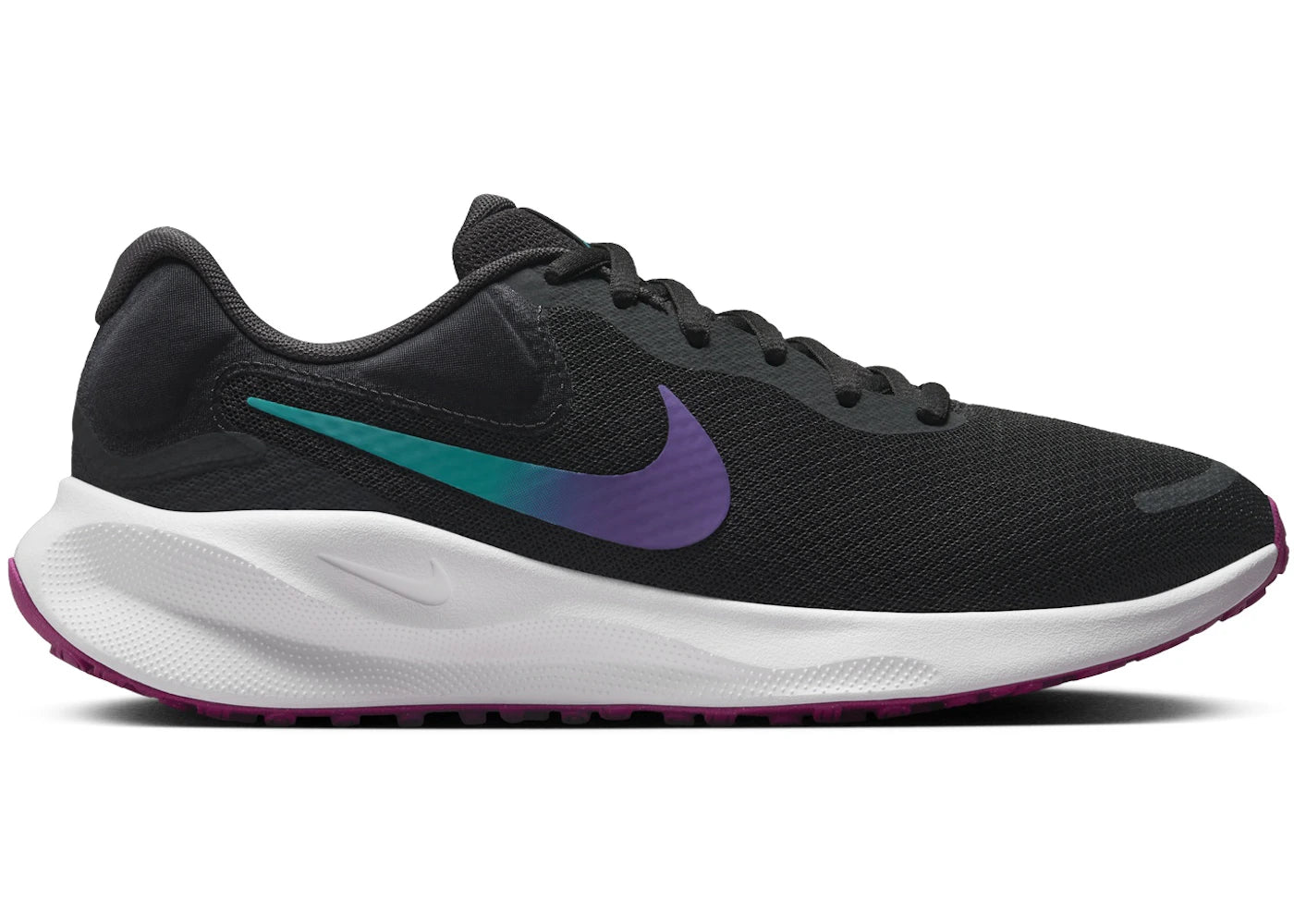 Nike Revolution 7 Dark Smoke Grey Hyper Violet White Dusty Cactus (Women's)