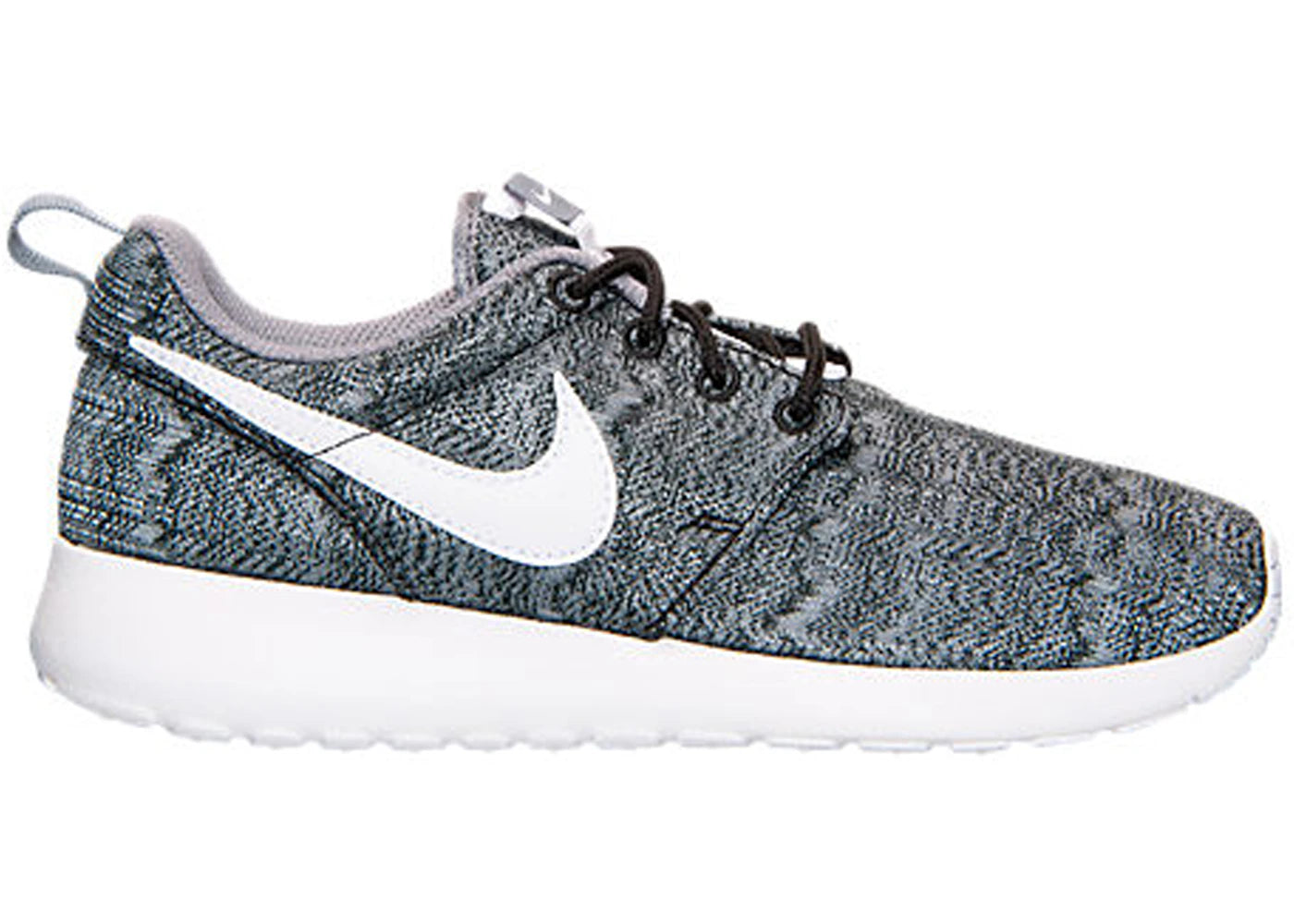 Nike Roshe Run Print Black White Anthracite (GS)