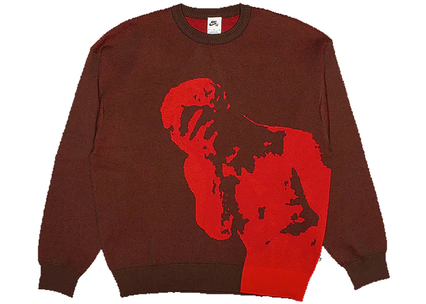 Nike SB City Of Love Earth Sweater Burgundy/Red