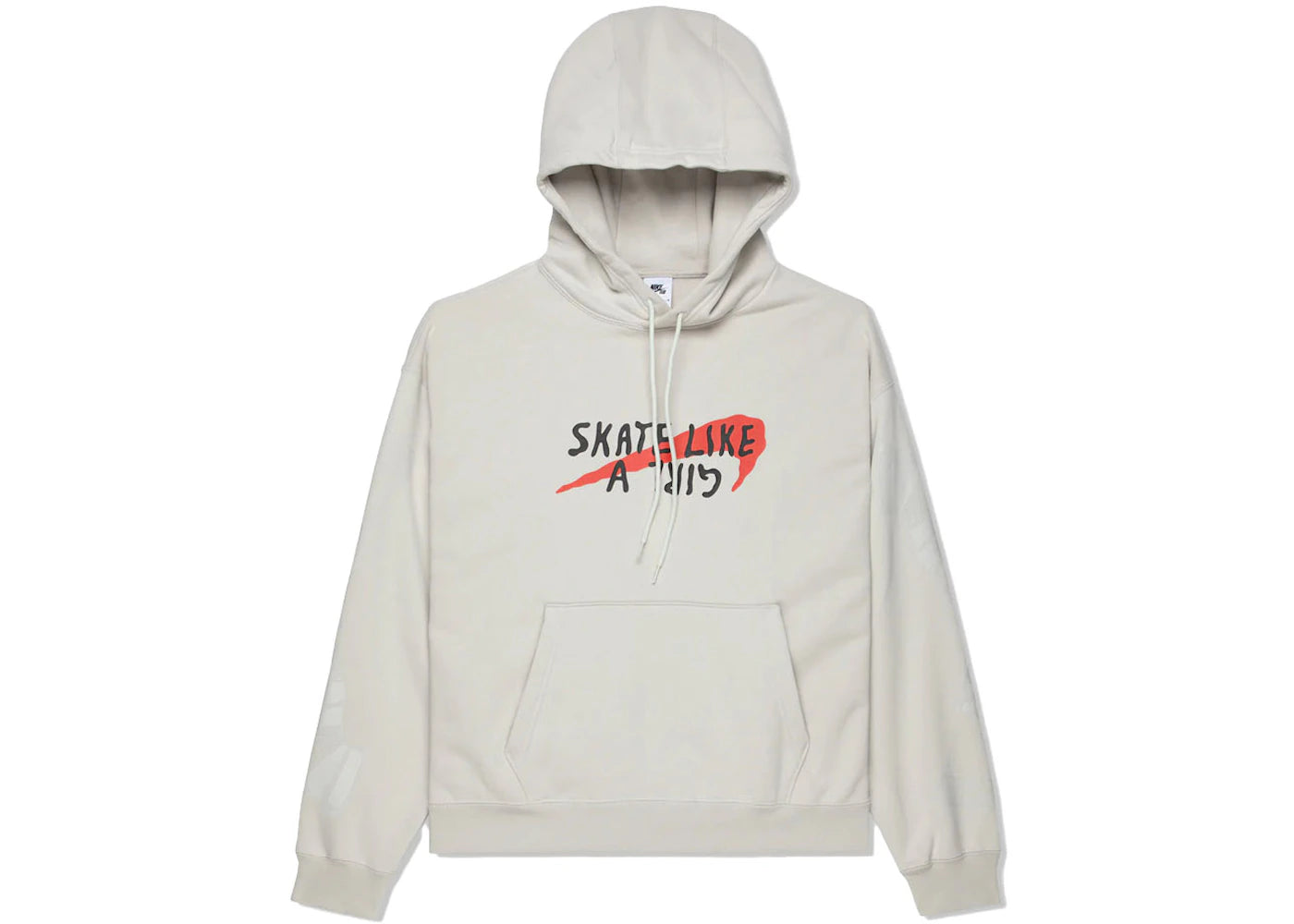 Nike SB Skate Like A Girl Hoodie Light Bone/Black