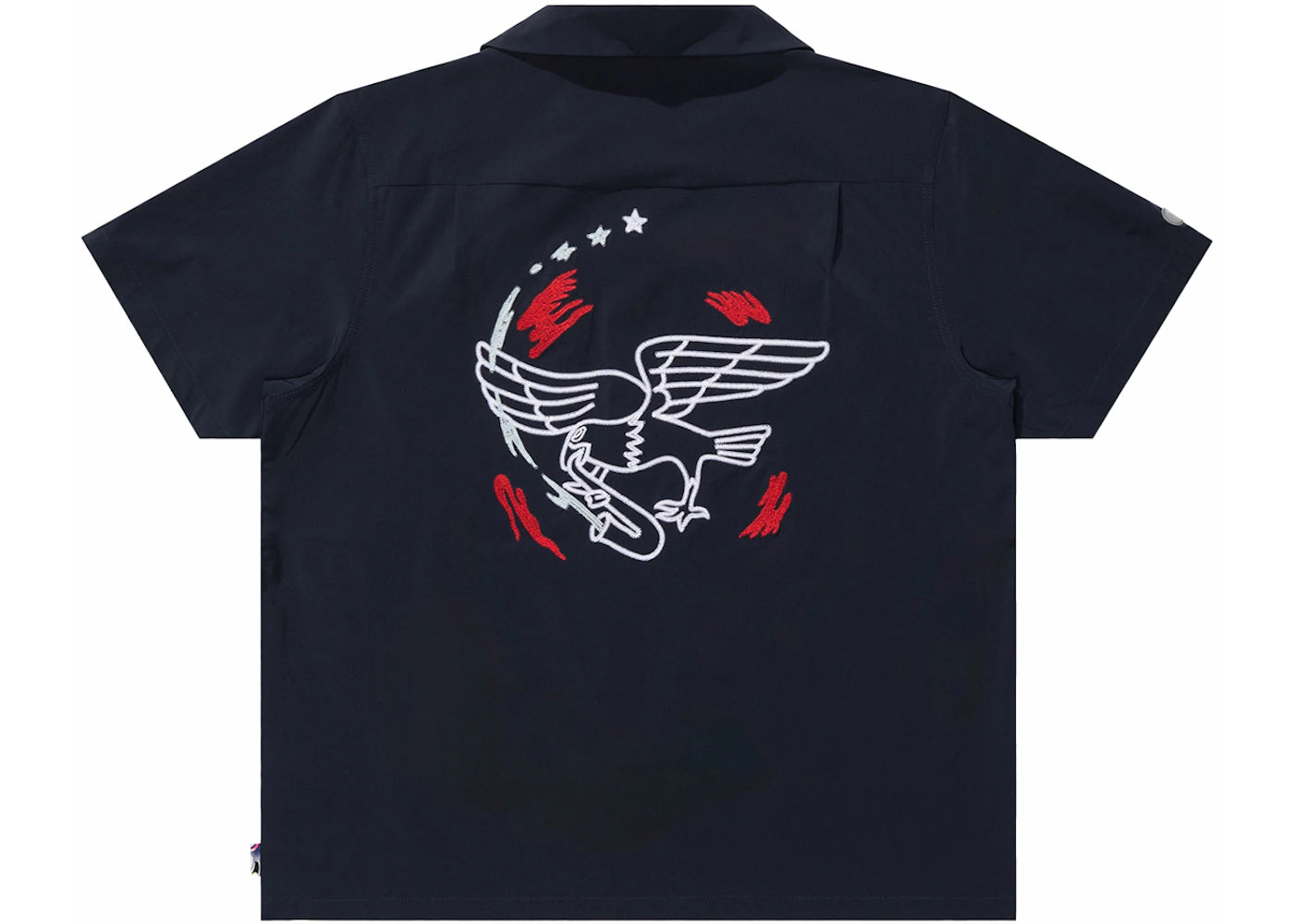 Nike SB Team USA Olympics S/S Bowler Shirt Obsidian/White