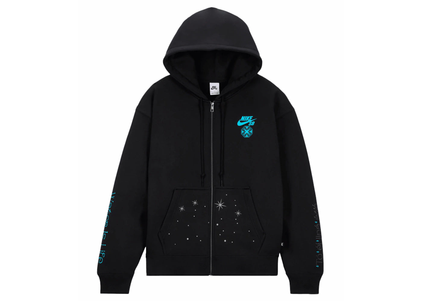 Nike SB x Di'Orr Greenwood L/S Max90 Fleece Hoodie Black