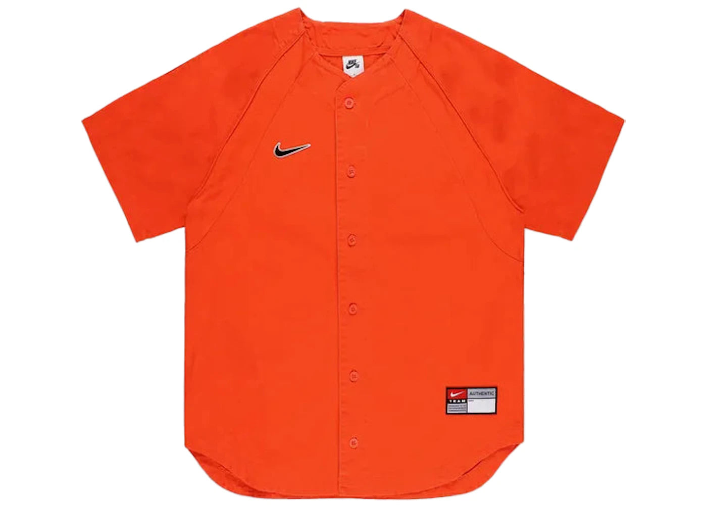Nike SB x MLB Skate Baseball Jersey Team Orange
