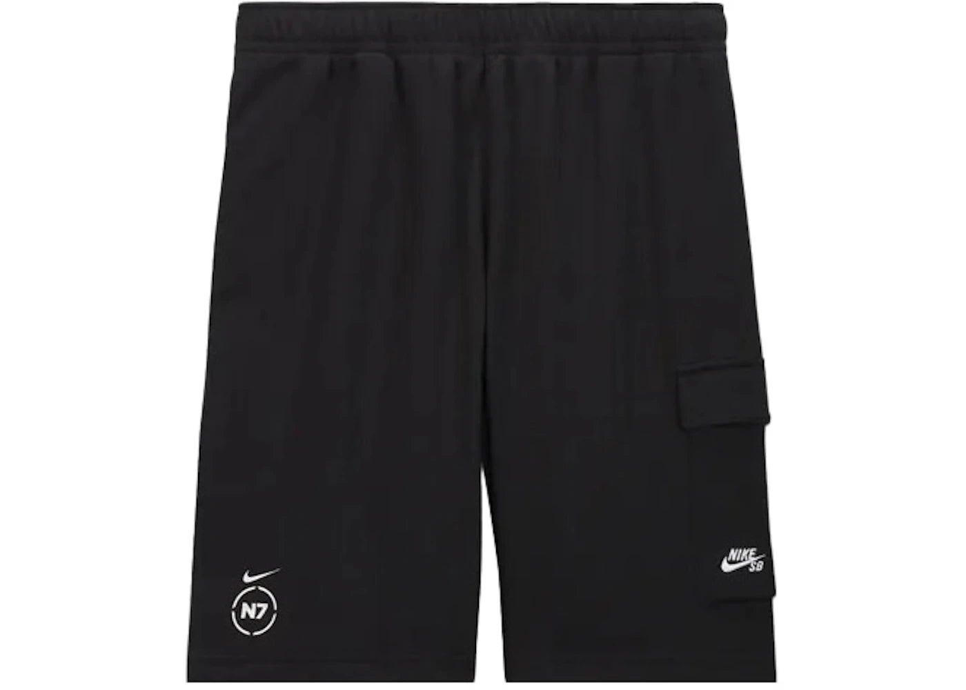 Nike SB x N7 Fleece Cargo Shorts Black/University Red