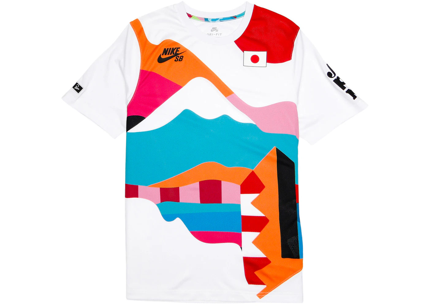 Nike SB x Parra Japan Federation Kit Crew Jersey (Asia Sizing) White/Black