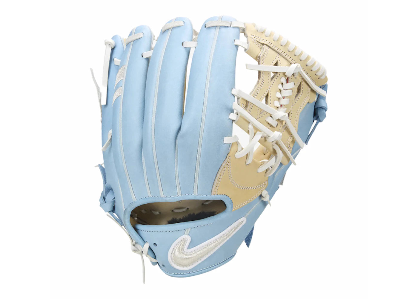 Nike SHADO Elite J Series Baseball Fielding Glove (Right-Handed Throw) Light Blue