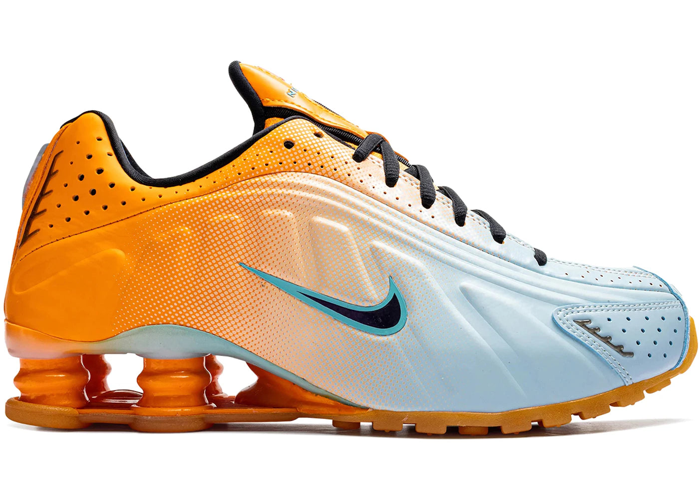 Nike Shox R4 AB Vivid Orange Glacier Blue (Women's)