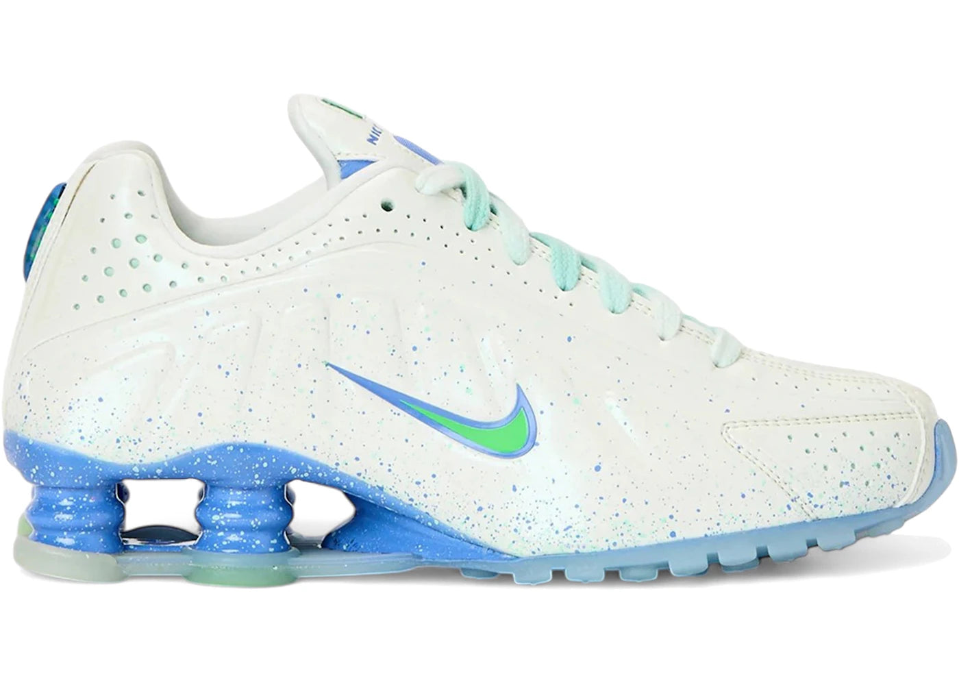 Nike Shox R4 AB White Green Strike Royal Pulse (Women's)