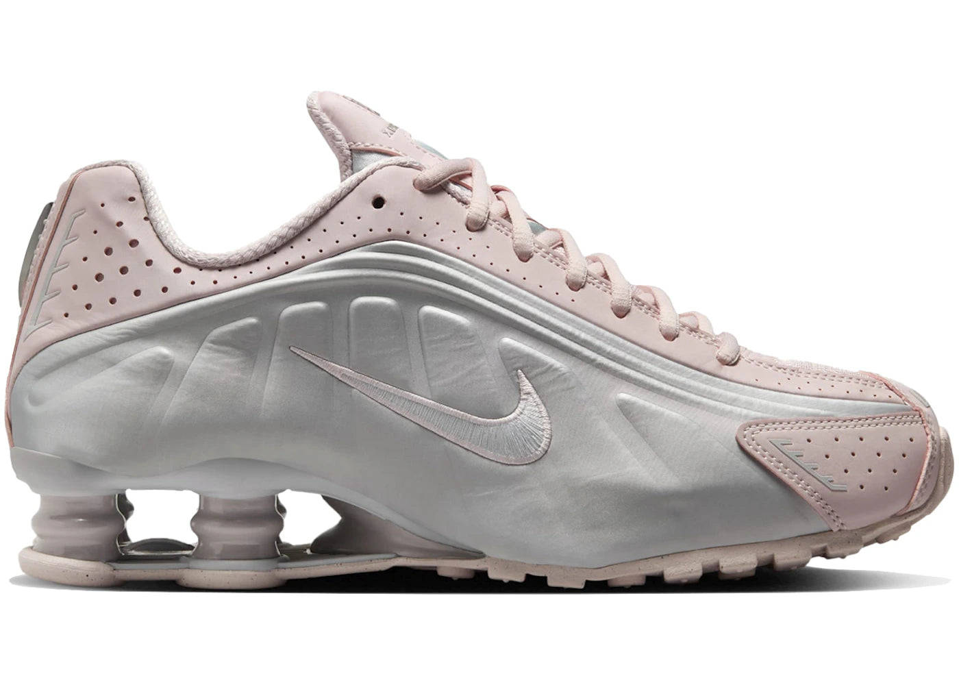 Nike Shox R4 Barely Rose Metallic Platinum (Women's) – Side Kicks