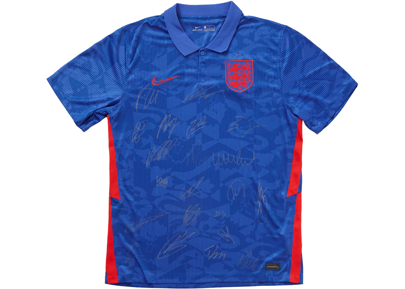 Nike Signed England Away Jersey Charity Campaign