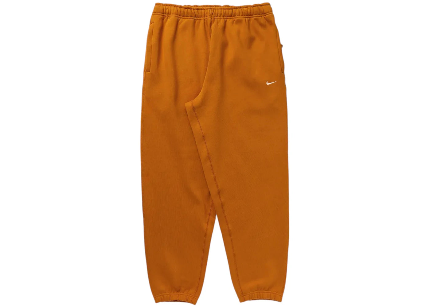 Nike Solo Swoosh Fleece Pant Dessert Ochre/White