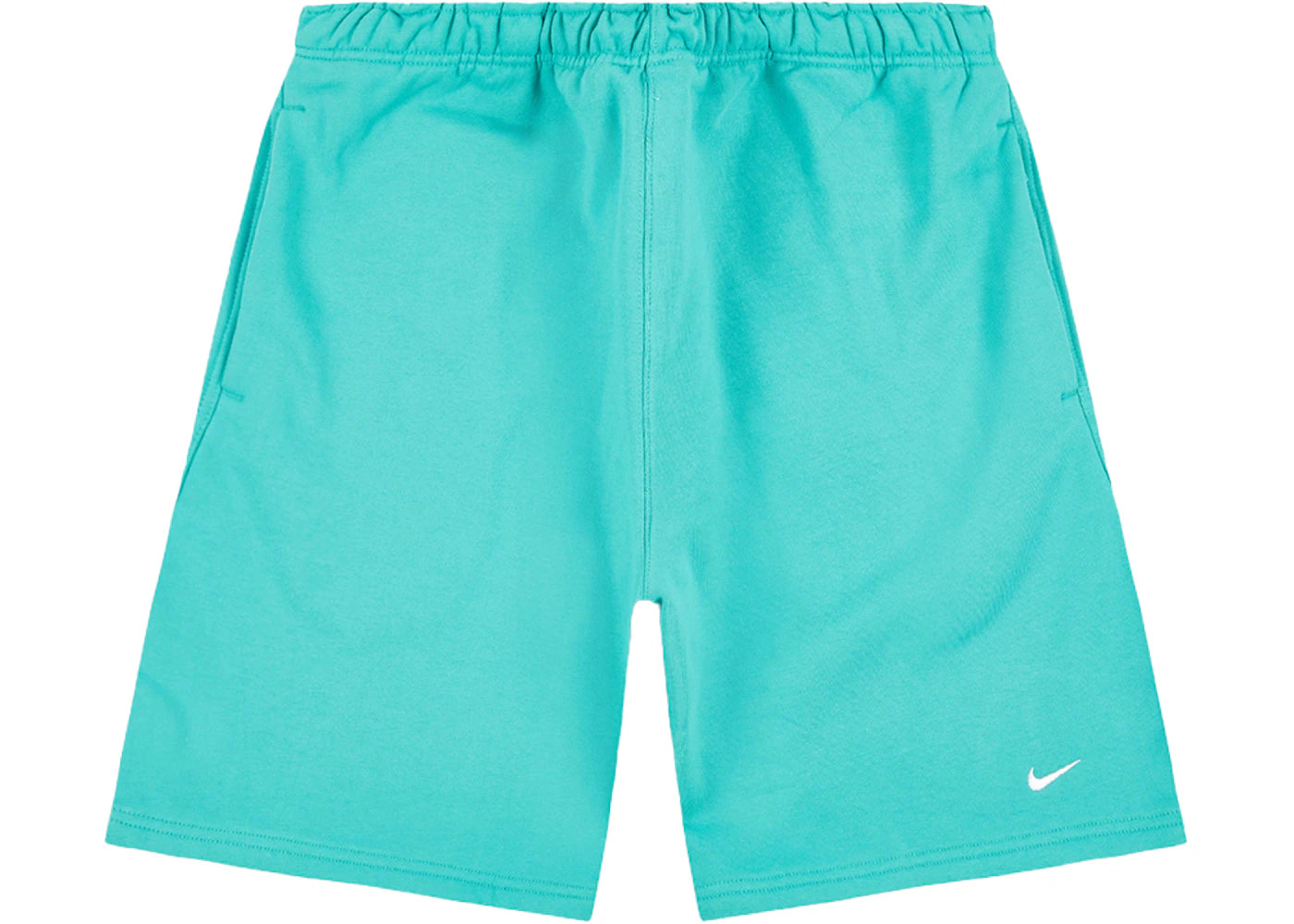 Nike Solo Swoosh Fleece Shorts Washed Teal/White