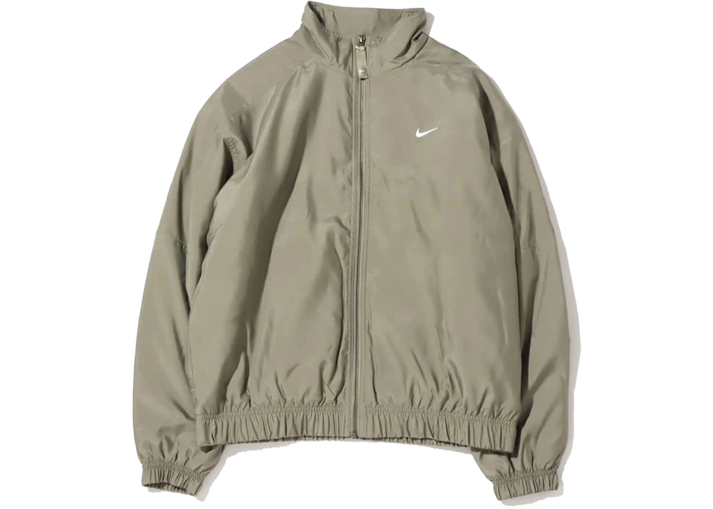 Nike Solo Swoosh Satin Bomber Jacket Light Army