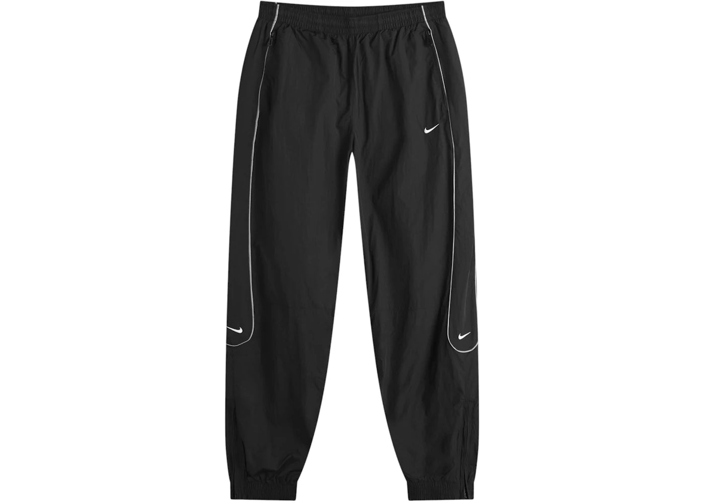 Nike Solo Swoosh Woven Track Pant Black/White