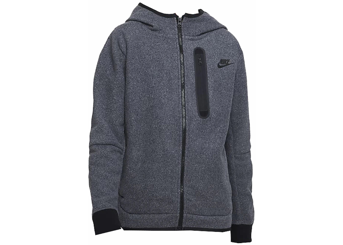 Nike Sportswear Kids' Tech Fleece Winterized Full-Zip Hoodie Black/Black