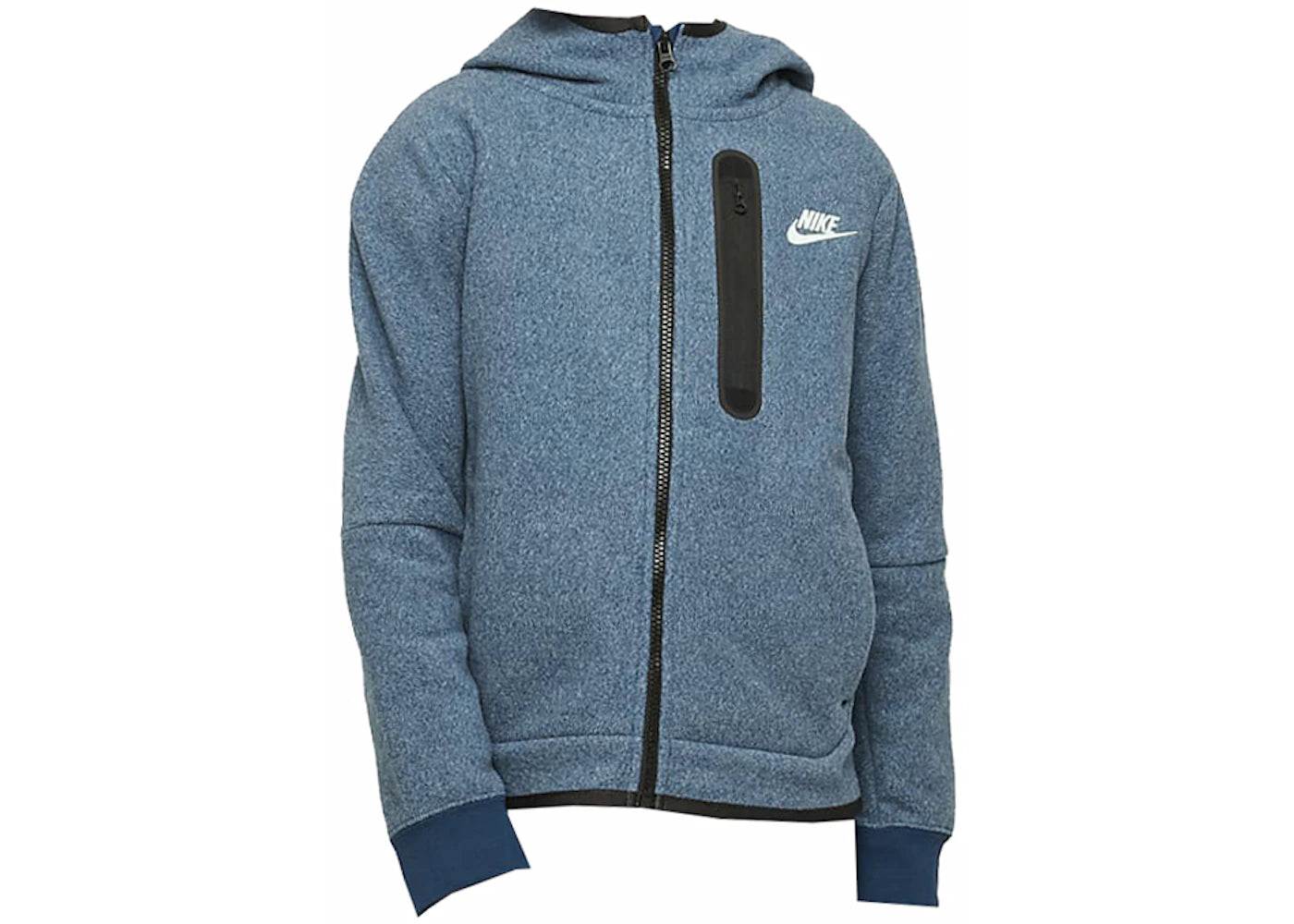 Nike Sportswear Kids' Tech Fleece Winterized Full-Zip Hoodie Valerian Blue/Mint Foam