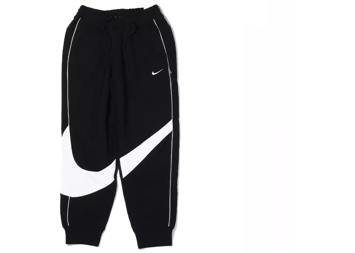 Nike Sportswear Big Swoosh Fleece Pants (Asia Sizing) Black/White